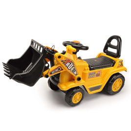 Ride-on Children's Digger (Yellow) w/ Interactive Gear Stick & Scoop Baby & Kids Kings Warehouse 