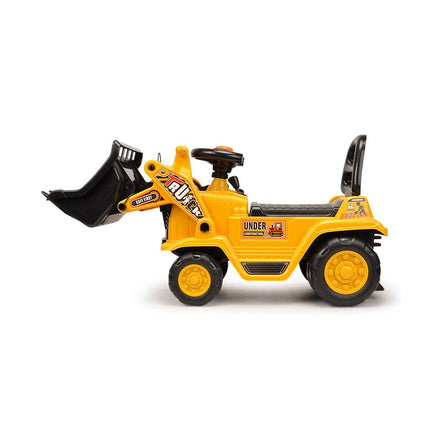 Ride-on Children's Digger (Yellow) w/ Interactive Gear Stick & Scoop Baby & Kids Kings Warehouse 