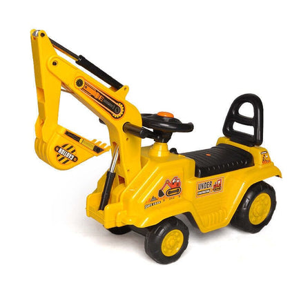 Ride-on Children's Excavator (Yellow) w/ Dual Operation Levers to Scoop Baby & Kids Kings Warehouse 