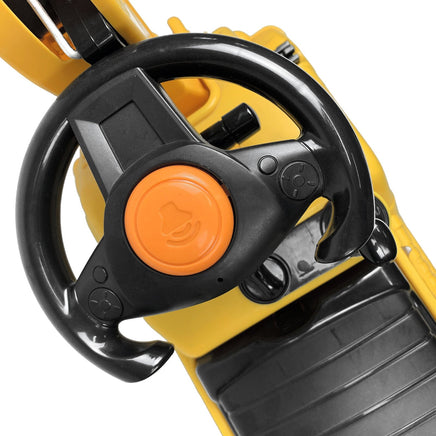 Ride-on Children's Excavator (Yellow) w/ Dual Operation Levers to Scoop Baby & Kids Kings Warehouse 