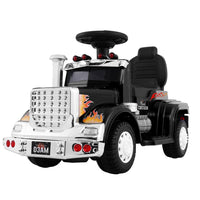 Rigo Kids Electric Ride On Car Truck Motorcycle Motorbike Toy Cars 6V Black Baby & Kids Kings Warehouse 