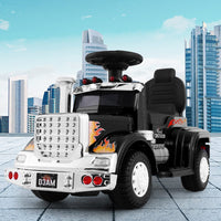 Rigo Kids Electric Ride On Car Truck Motorcycle Motorbike Toy Cars 6V Black Baby & Kids Kings Warehouse 