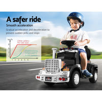 Rigo Kids Electric Ride On Car Truck Motorcycle Motorbike Toy Cars 6V Black Baby & Kids Kings Warehouse 