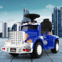 Rigo Kids Electric Ride On Car Truck Motorcycle Motorbike Toy Cars 6V Blue Baby & Kids Kings Warehouse 
