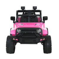 Rigo Kids Ride On Car Electric 12V Car Toys Jeep Battery Remote Control Pink Early Christmas Sale Kings Warehouse 