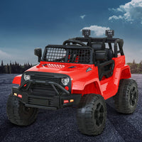 Rigo Kids Ride On Car Electric 12V Car Toys Jeep Battery Remote Control Red Kings Warehouse 