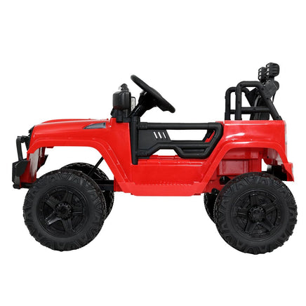 Rigo Kids Ride On Car Electric 12V Car Toys Jeep Battery Remote Control Red Kings Warehouse 