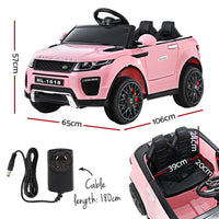 Rigo Kids Ride On Car Electric 12V Remote Toy Cars Battery SUV Toys Pink Kings Warehouse 