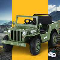 Rigo Kids Ride On Car Off Road Military Toy Cars 12V Olive March Mayhem Kings Warehouse 