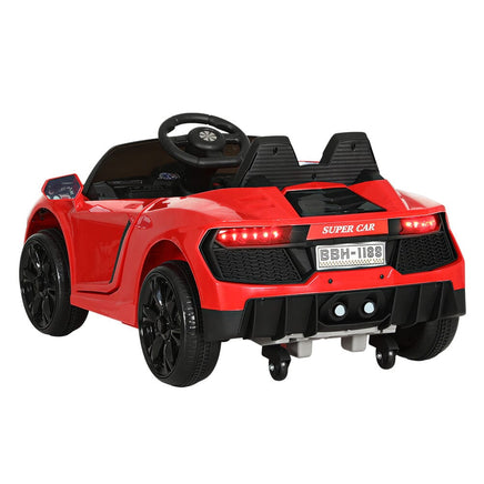 Rigo Kids Ride On Car Outdoor Electric Toys Battery Remote Control MP3 12V Red Kings Warehouse 