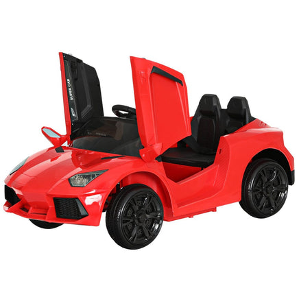 Rigo Kids Ride On Car Outdoor Electric Toys Battery Remote Control MP3 12V Red Kings Warehouse 