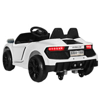 Rigo Kids Ride On Car Outdoor Electric Toys Battery Remote Control MP3 12V White Kings Warehouse 