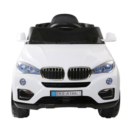 Rigo Kids Ride On Car - White Big Baby Bazaar Kings Warehouse 