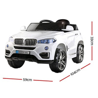 Rigo Kids Ride On Car - White Big Baby Bazaar Kings Warehouse 