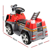 Rigo Kids Ride On Fire Truck Motorbike Motorcycle Car Red Grey Kings Warehouse 