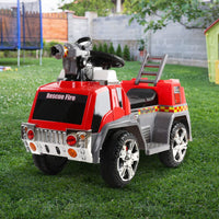 Rigo Kids Ride On Fire Truck Motorbike Motorcycle Car Red Grey Kings Warehouse 