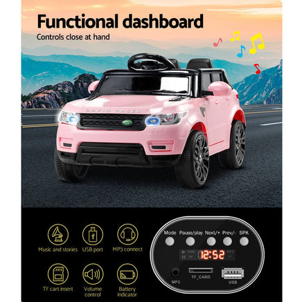 Rigo Ride On Car Kids Electric Ride On Cars SUV Remote 12V Pink Baby & Kids Kings Warehouse 