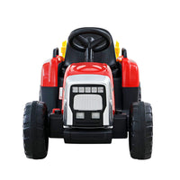 Rigo Ride On Car Tractor Trailer Toy Kids Electric Cars 12V Battery Red March Mayhem Kings Warehouse 