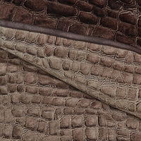 Riviera Maison Croco Brown Cotton Quilt Cover Set Queen Home & Garden Kings Warehouse 