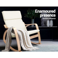 Rocking Armchair Nursing Bentwood Aero Furniture Kings Warehouse 