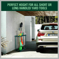 Rolling Garden Tools Storage Rack Long Short Handles Organizer Holders Fits 40 Home & Garden Kings Warehouse 