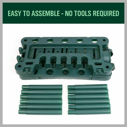 Rolling Garden Tools Storage Rack Long Short Handles Organizer Holders Fits 40 Home & Garden Kings Warehouse 