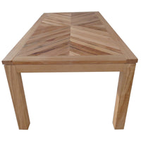 Rosemallow Dining Table 180cm 6 Seater Parquet Top Solid Messmate Timber Wood dining Kings Warehouse 