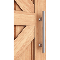 Round 300mm Stainless Steel Push Pull Door Handle for Wood Glass Home & Garden Kings Warehouse 
