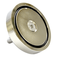 Round Neodymium Fishing Magnet with Countersunk Hole and Eyebolt, 500 LBS pull Gift & Novelty Kings Warehouse 