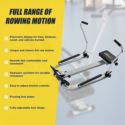 Rowing Machine Rower Exercise Fitness Gym Sports & Fitness Kings Warehouse 