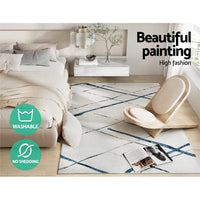 Rug 160x230cm Area Rug Washable Mat Large Carpet Soft Short Pile Jaca Home & Garden Kings Warehouse 