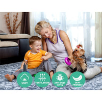 Rug 200x290cm Area Rug Large Carpet Soft Short Pile Modern Fafi Home & Garden Kings Warehouse 