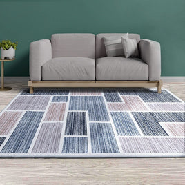 Rug 200x290cm Area Rug Large Carpet Soft Short Pile Modern Oblo Home & Garden Kings Warehouse 