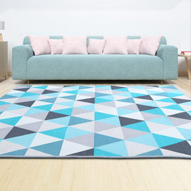 Rug 200x290cm Area Rug Large Carpet Soft Short Pile Modern Tria Home & Garden Kings Warehouse 