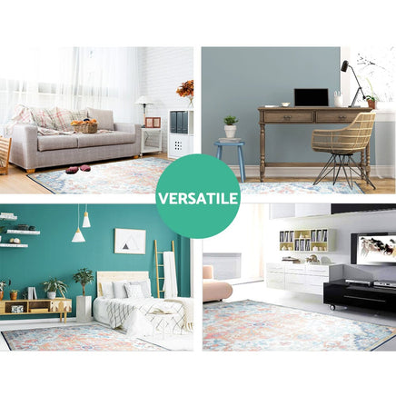 Rug 200x290cm Area Rug Large Carpet Soft Short Pile Modern Yasmin Home & Garden Kings Warehouse 