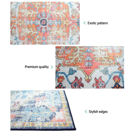 Rug 200x290cm Area Rug Large Carpet Soft Short Pile Modern Yasmin Home & Garden Kings Warehouse 