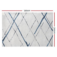 Rug 200x290cm Area Rug Washable Mat Large Carpet Soft Short Pile Jaca Home & Garden Kings Warehouse 