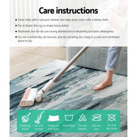 Rug 200x290cm Area Rug Washable Mat Large Carpet Soft Short Pile Poca Home & Garden Kings Warehouse 