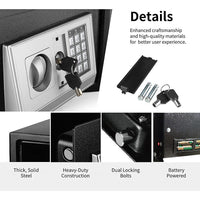 Safe Security Box Electronic Digital Lock Electronics Kings Warehouse 