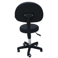 Salon Stool - Adjustable Swivel Chair with Back - Pedicure Beauty Hairdressing Home & Garden Kings Warehouse 