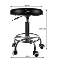 Salon Stool - Adjustable Swivel Chair with Footrest Pedicure Beauty Hairdressing Home & Garden Kings Warehouse 