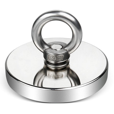 Salvage 480KG Recovery Magnet Hook Countersunk Hole Eyebolt Treasure Hunting Fishing Kings Warehouse 