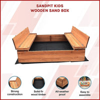 Sandpit Kids Wooden Sand box Baby & Kids Kings Warehouse 