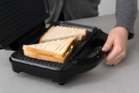 Sandwich Press w/ 3 Interchangeable Plates Incl Toasties & Waffles Appliances Kings Warehouse 