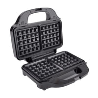 Sandwich Press w/ 3 Interchangeable Plates Incl Toasties & Waffles Appliances Kings Warehouse 