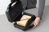 Sandwich Press w/ 3 Interchangeable Plates Incl Toasties & Waffles Appliances Kings Warehouse 