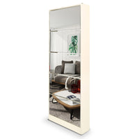 Sarantino 24 Pairs Shoe Cabinet Rack Storage Cupboard Organiser Shelf 5 Level Drawers Home & Garden Kings Warehouse 