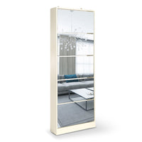 Sarantino 24 Pairs Shoe Cabinet Rack Storage Cupboard Organiser Shelf 5 Level Drawers Home & Garden Kings Warehouse 