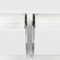 Sarantino 24 Pairs Shoe Cabinet Storage White Drawers Chest 1200 x 240 x 920 in White Furniture Kings Warehouse 