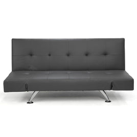 Sarantino Brooklyn Sofa Bed Lounge Faux Leather Couch Futon Furniture Adjustable Suite Gr Kings Warehouse 